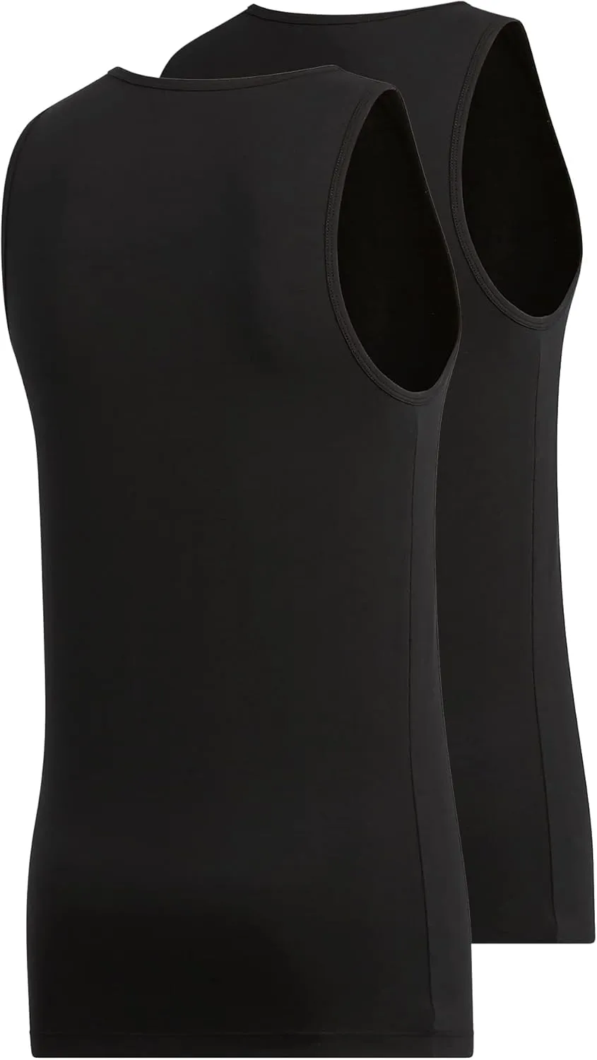 adidas Men's Stretch Cotton Tank Top Undershirts (2-Pack)