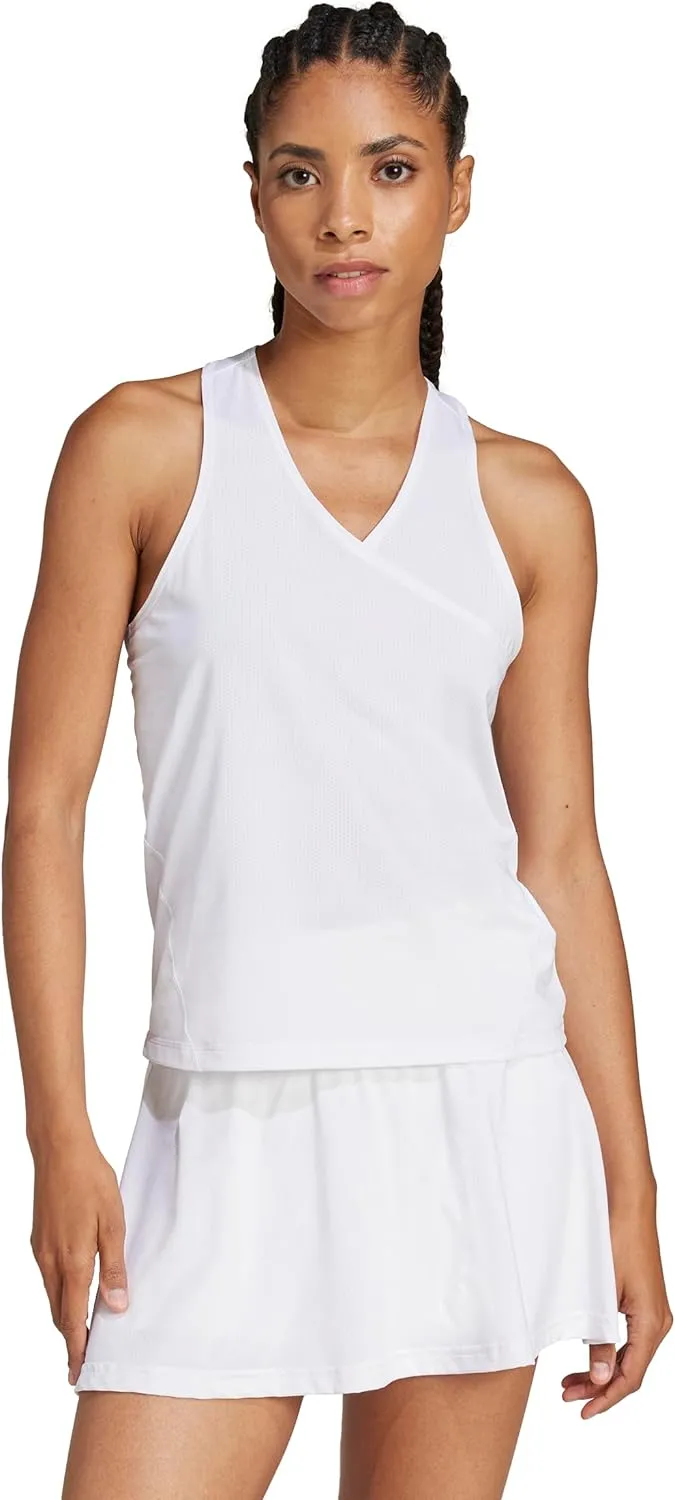 adidas Women's Club Tennis Climacool V-Neck Tank Top