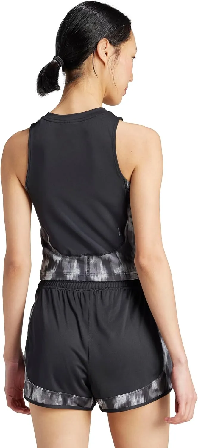 adidas Women's Train Essentials Flower Tie-dye Tank Top