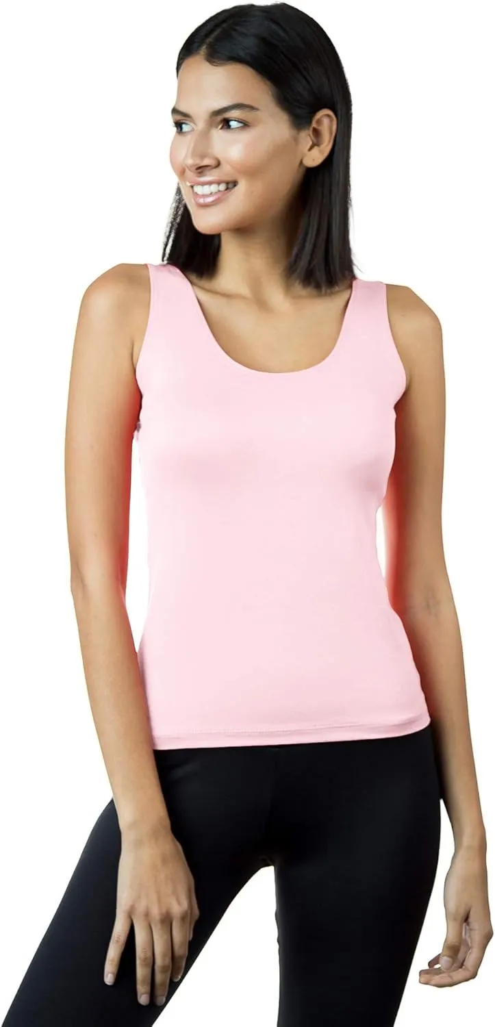 Anue Miami Womens High Scoop Neck Tank Top