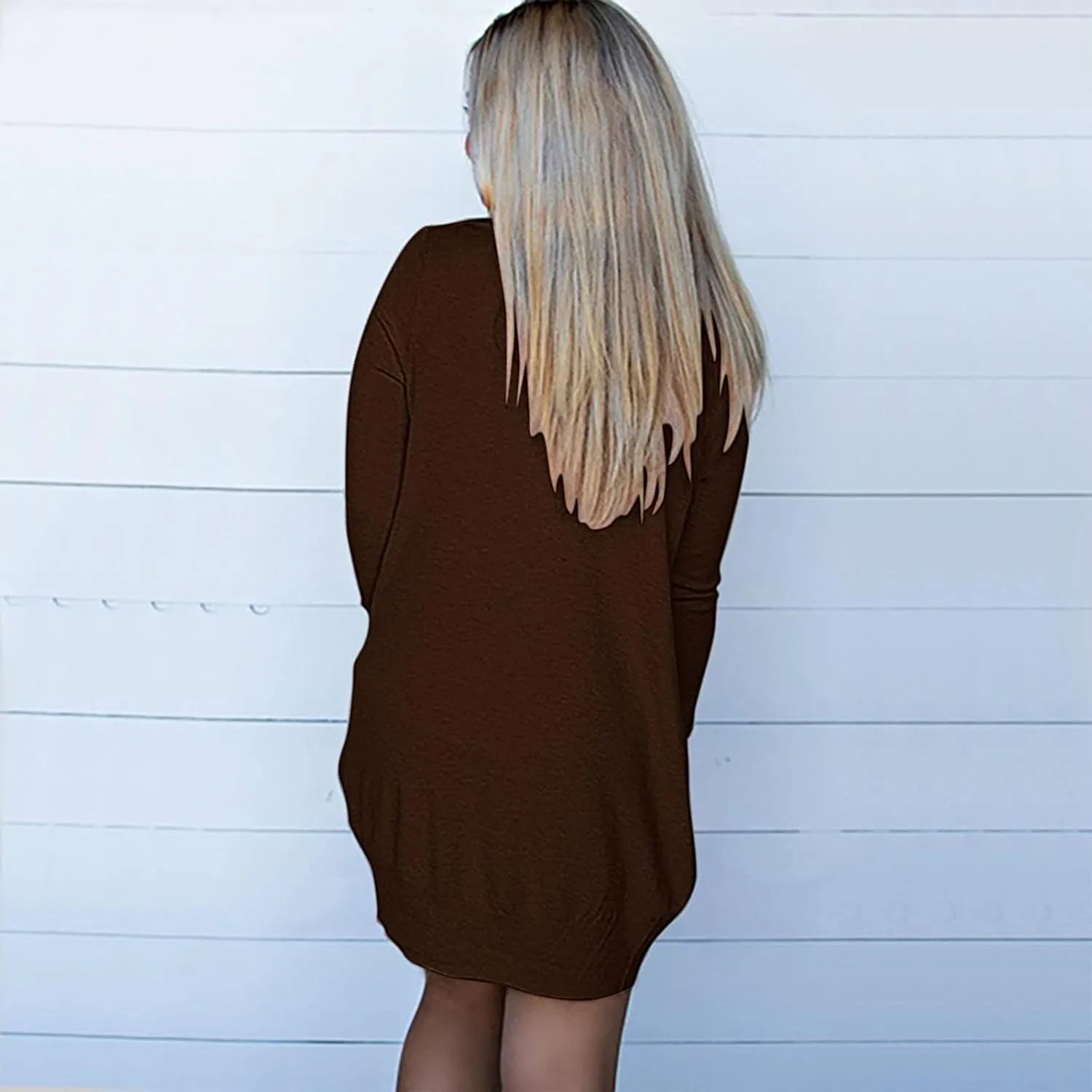 Cardigan Sweater for Women Casual 2024 Fall Fashion Coat Long Sleeve Open Front Knit Cardigan Outwear Trendy