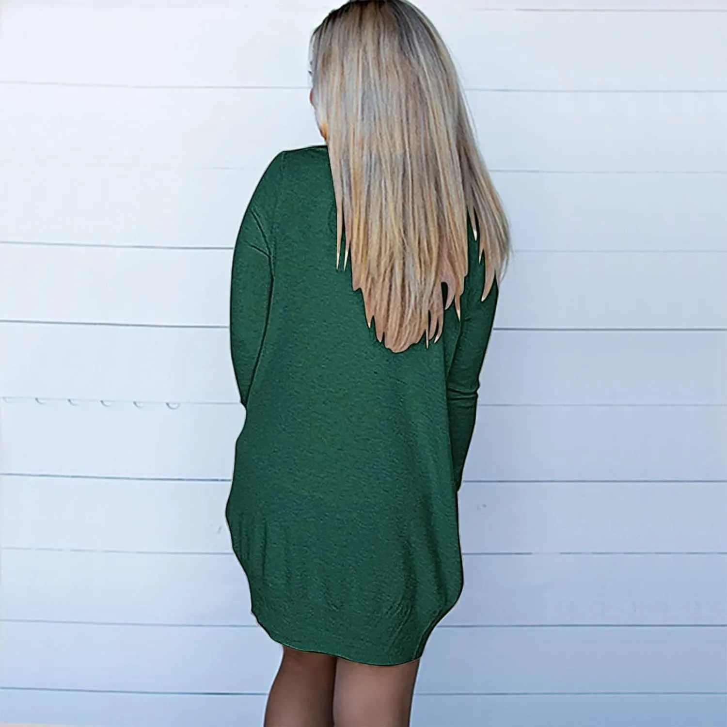 Cardigan Sweater for Women Casual 2024 Fall Fashion Coat Long Sleeve Open Front Knit Cardigan Outwear Trendy