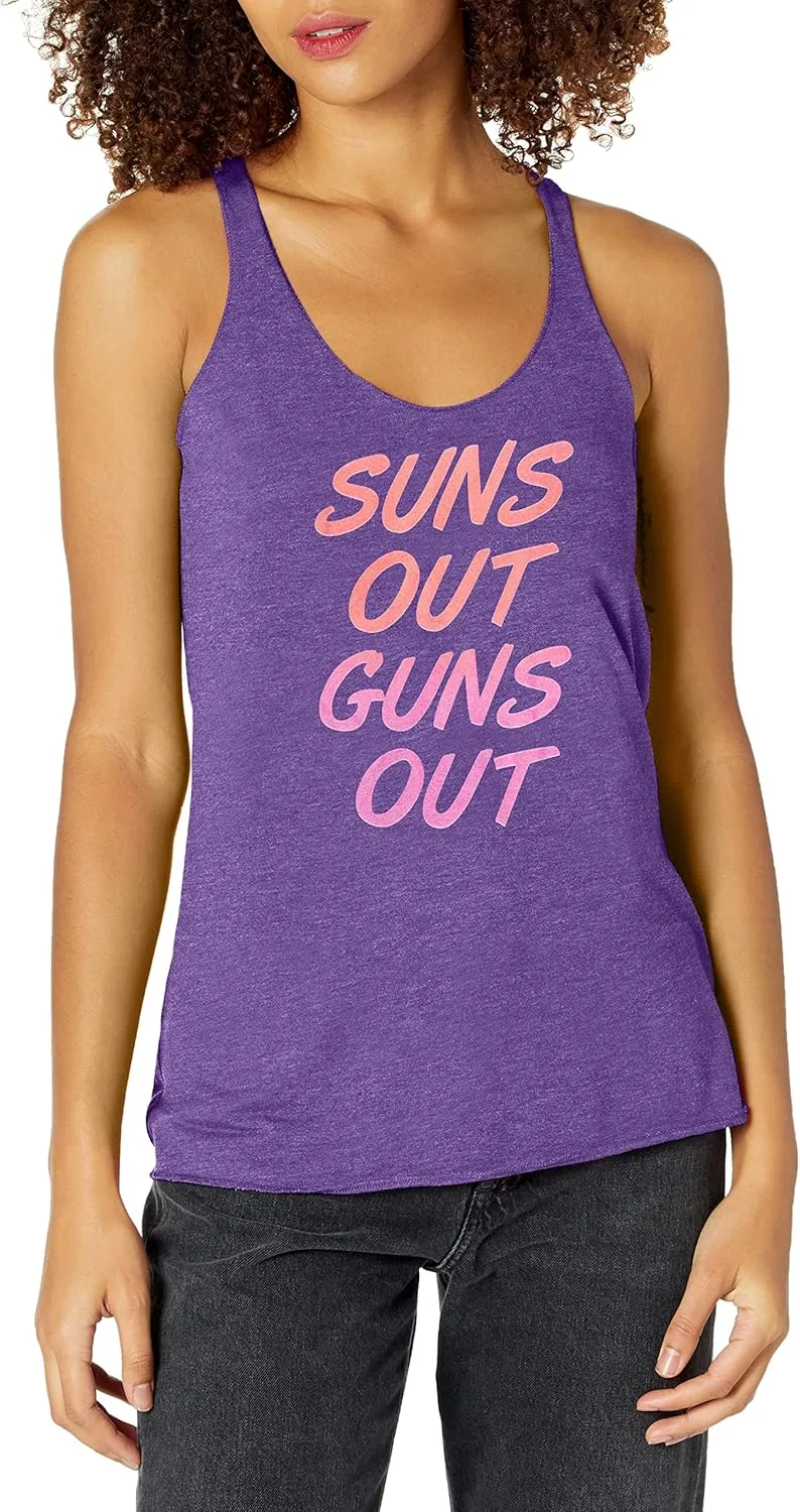 Chin Up Womens Suns Women's Racerback Tank Top