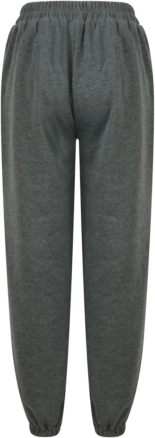 Comfy Pants,Women's High Waist Solid Color Casual Trousers Workout Sports Joggers Pants with Spring&Summer Clothing