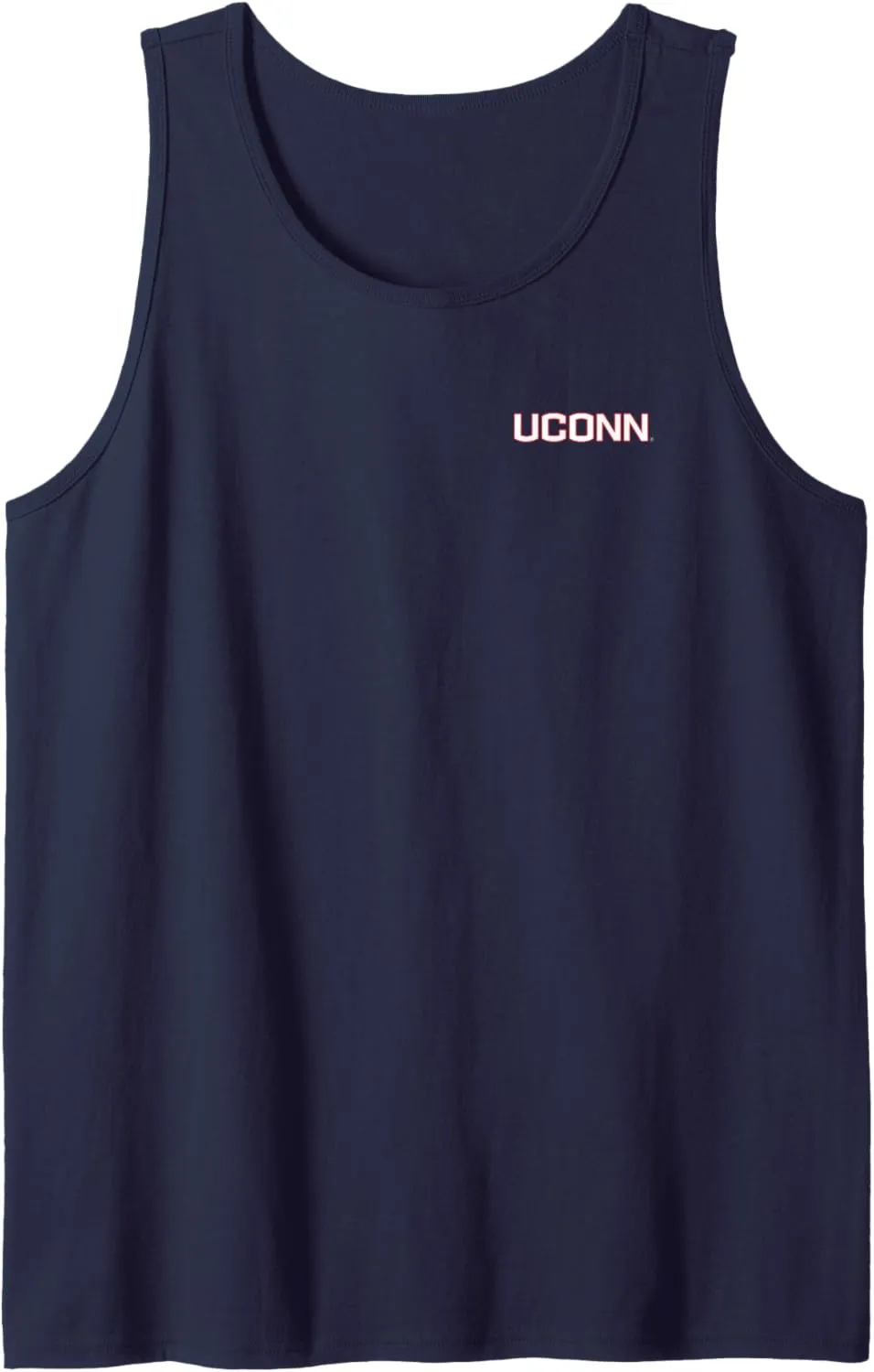 Connecticut Huskies Front/Back UConn Navy Licensed Tank Top