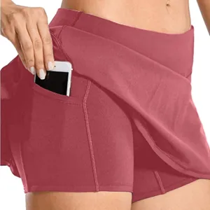 cooki Skorts for Women 2025, Women's High Waisted Tummy Control Sports Tennis Skirt Summer Casual Soft Skorts with Pockets