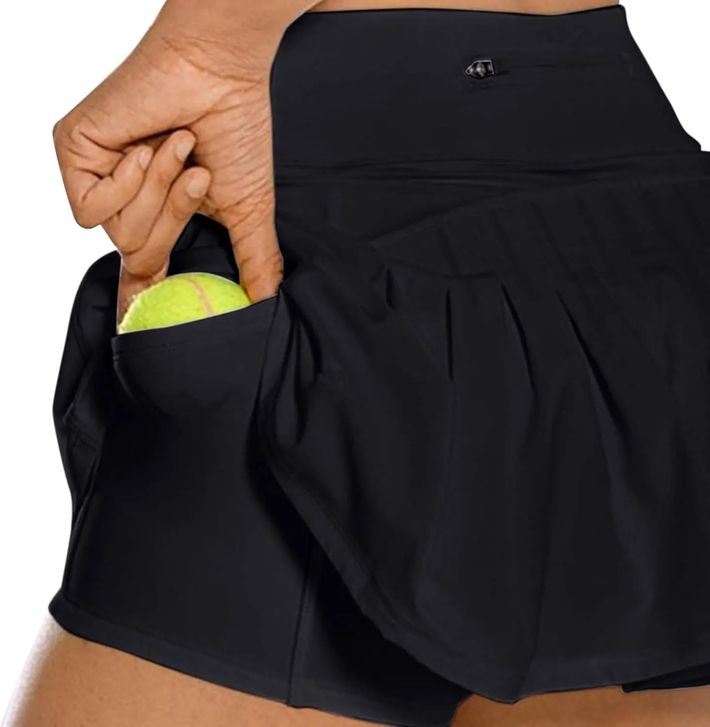 cooki Skorts for Women 2025, Women's High Waisted Tummy Control Sports Tennis Skirt Summer Casual Soft Skorts with Pockets