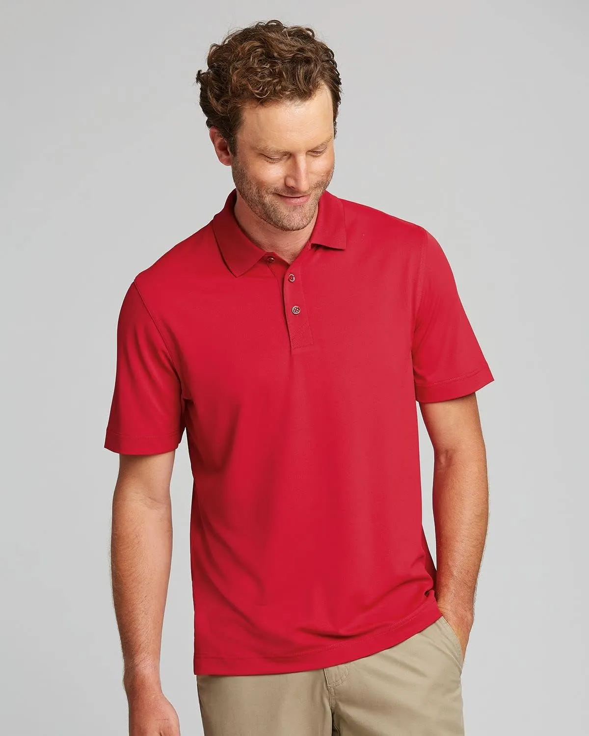Cutter & Buck Forge Stretch Mens Big & Tall Polo