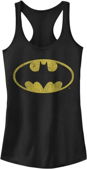 DC Comics Batman Yellow Bat Women's Racerback Tank Top