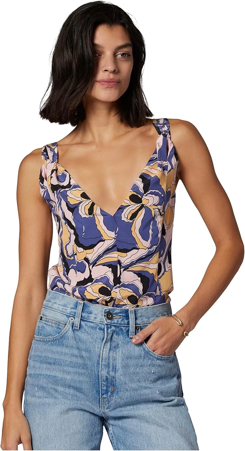 Equipment Women's Hadley Tank Top in Skipper Blue Multi