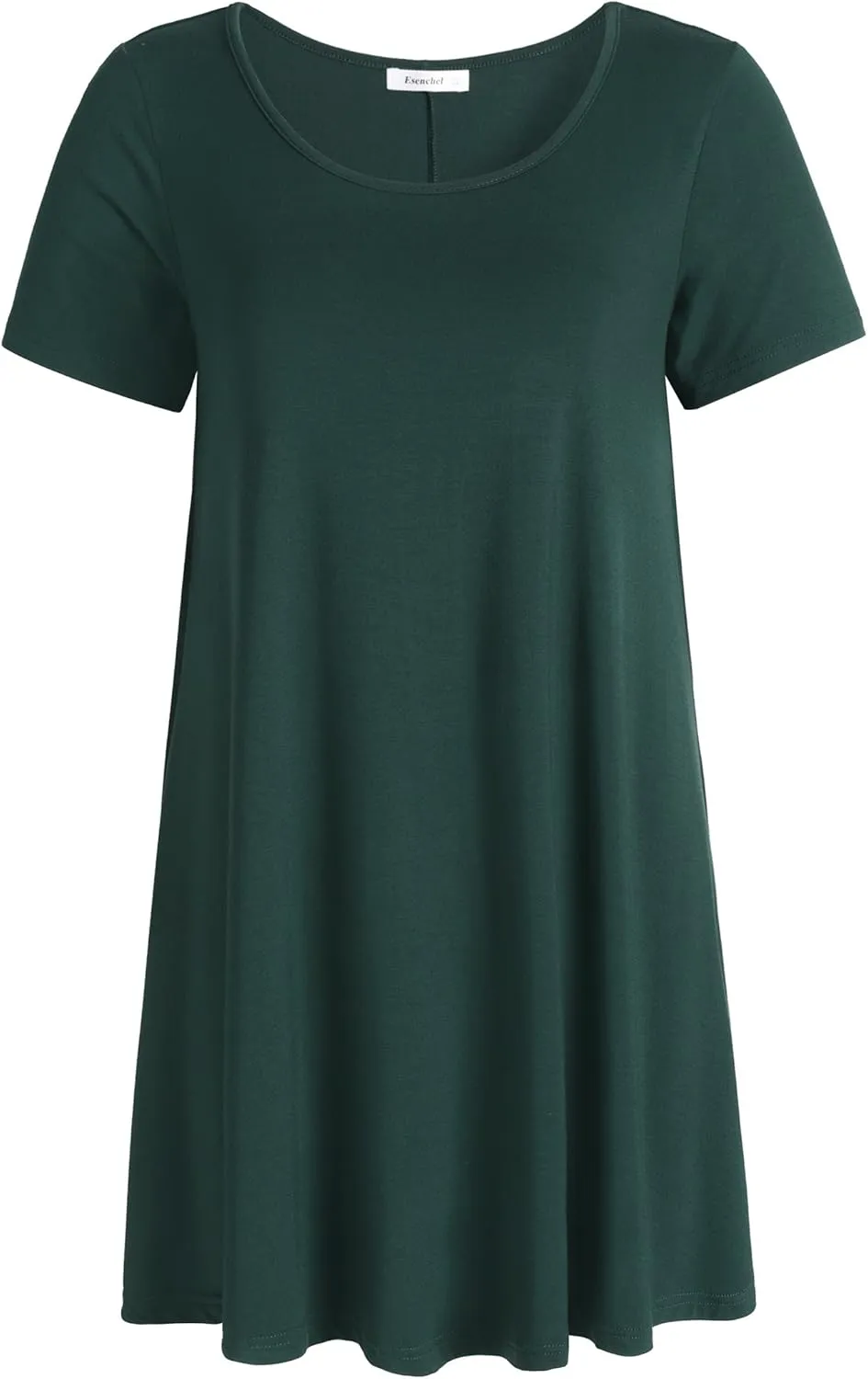 Esenchel Women's Tunic Top Casual T Shirt for Leggings