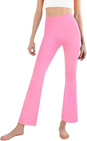 Flare Leggings for Girls Black Casual Soft High Waist Gym Athletic Workout Long Bootcut Yoga Pants