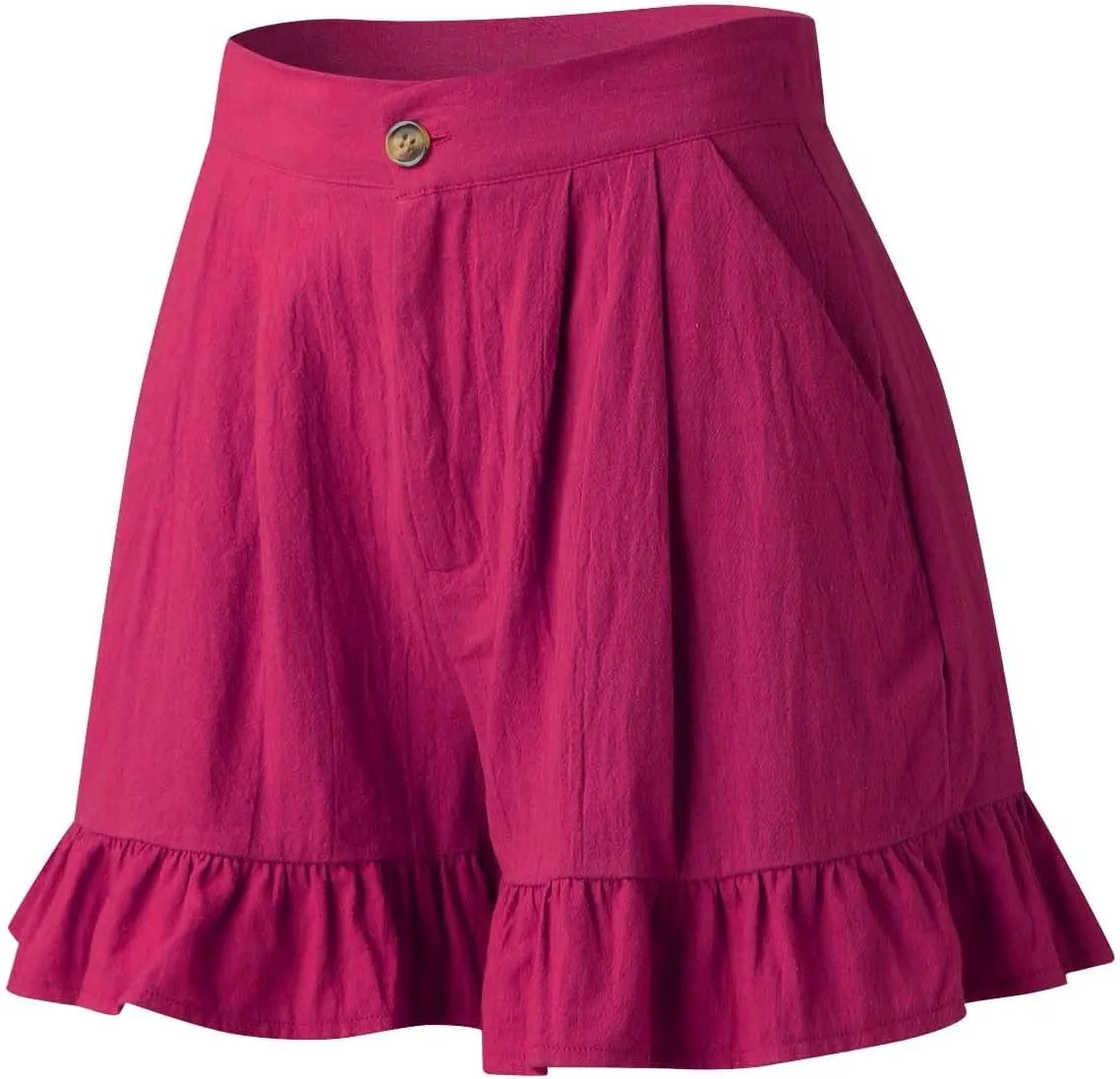 Flowy Shorts for Womens Lightweight Soft Casual Boho Floral Skorts Ruffle Skirts Running Tennis Butterfly Dressy