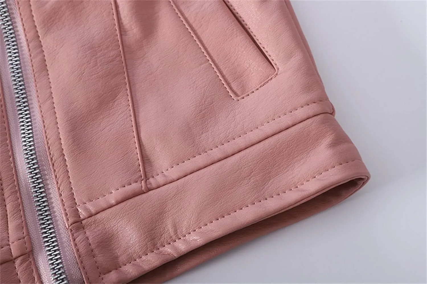 Girls Short Jacket Coat 1-4 Years Old,Fashion Infant Toddler Girls Kids Autumn Winter Leather Zipper Outerwear