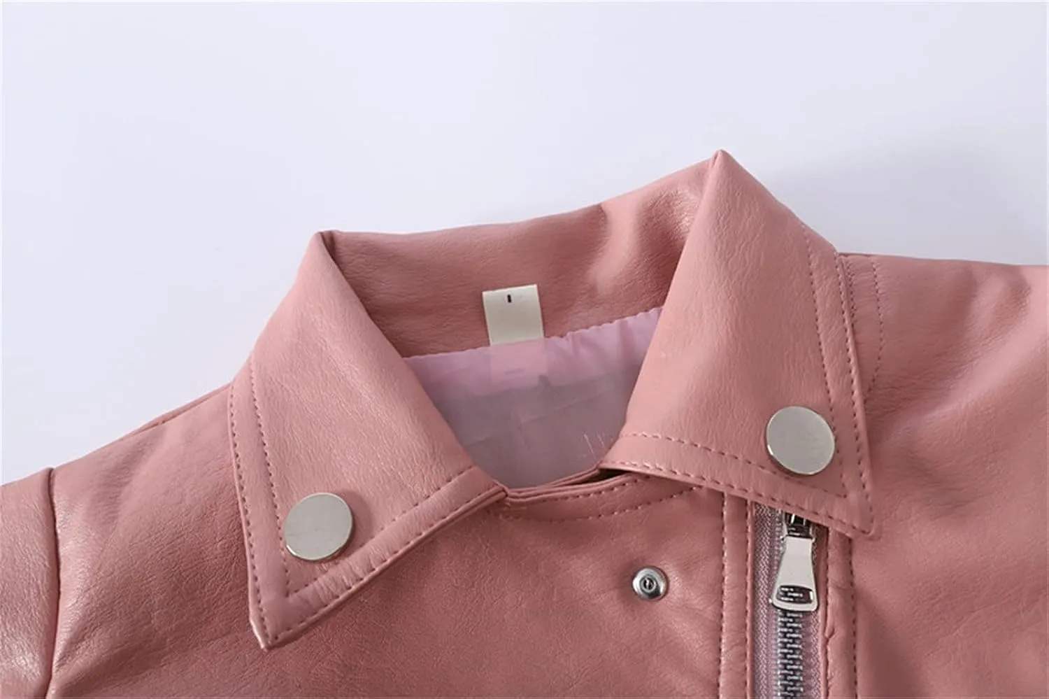 Girls Short Jacket Coat 1-4 Years Old,Fashion Infant Toddler Girls Kids Autumn Winter Leather Zipper Outerwear