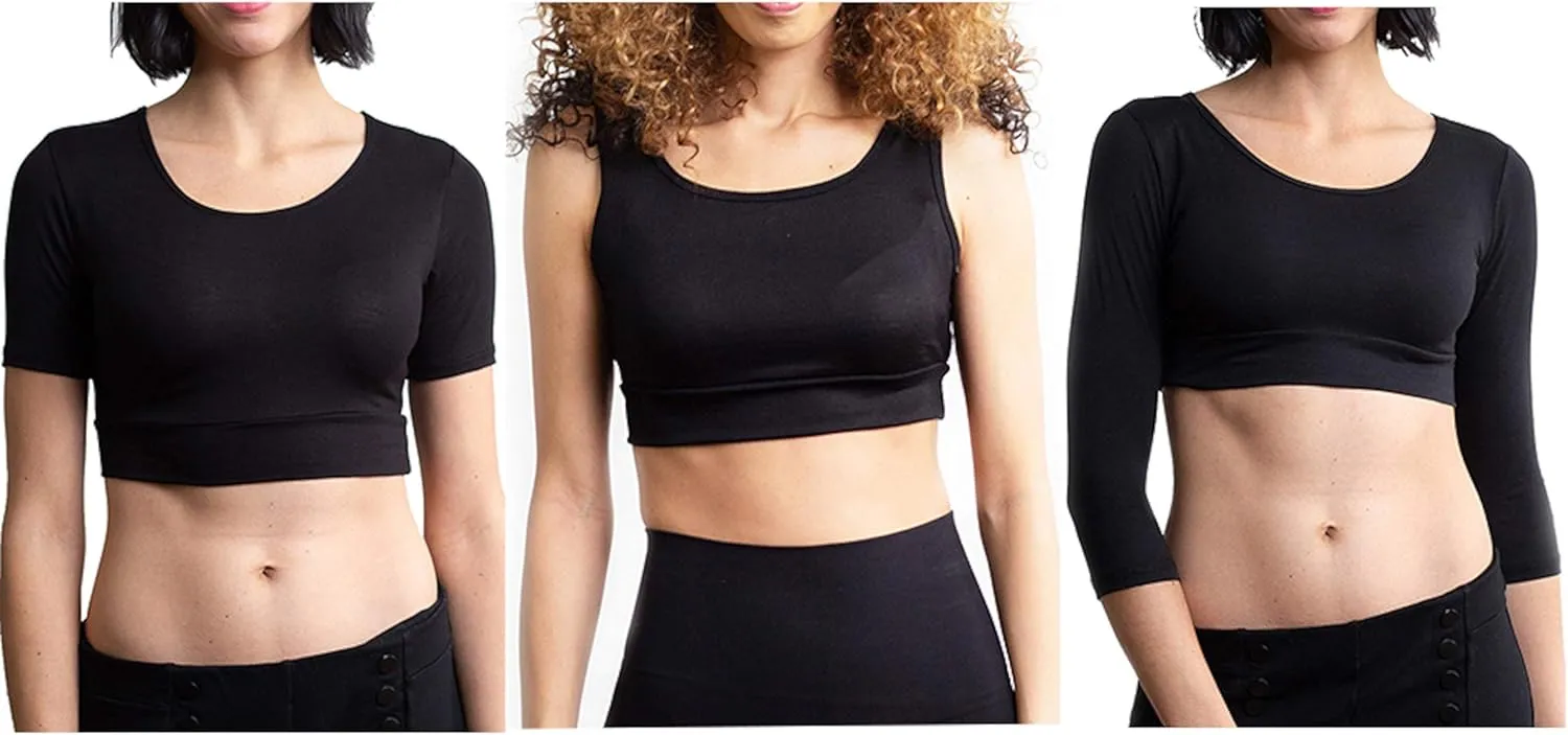 HALFTEE 3-Piece Starter Pack | Crop Top Demi Cami |