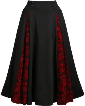 harajuku skirts for Women Plus Size Lace Patchwork High Waist Patchwork Midi Skirt Gothic Pleated Skirt Y2K Clothes