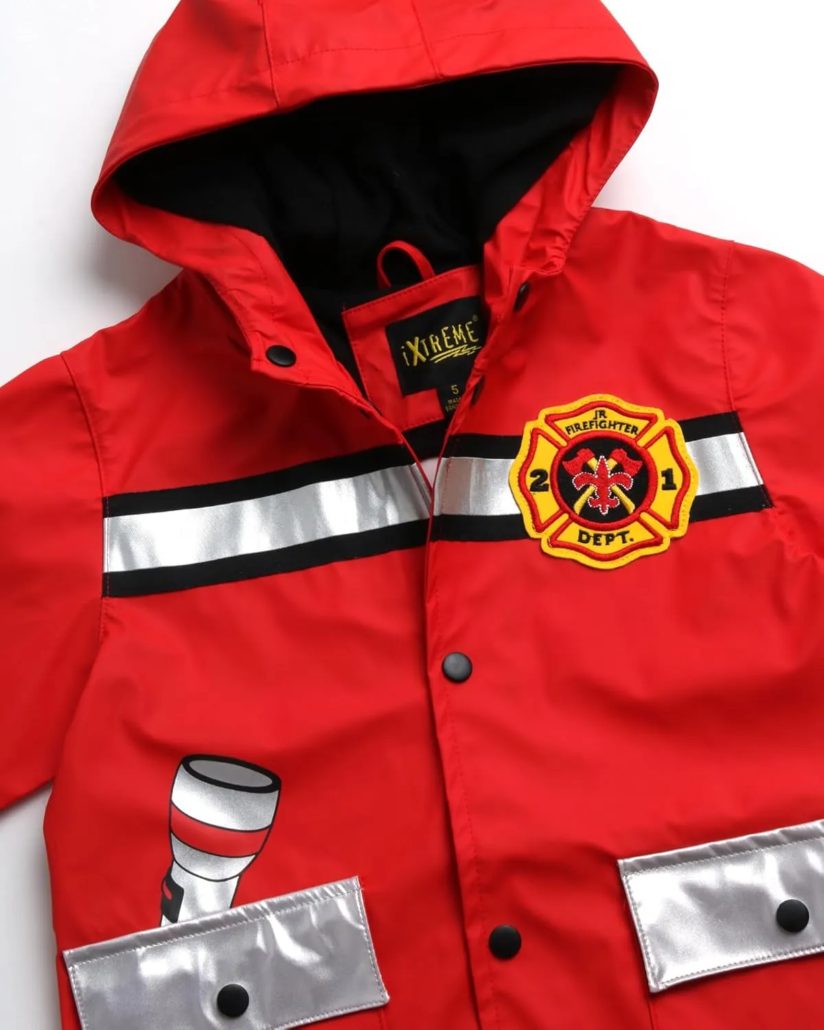 iXtreme Boys Rain Jacket - Lightweight Waterproof Hooded Rain Coat for Boys, Windbreaker for Outdoor Play and Travel (2T-18)