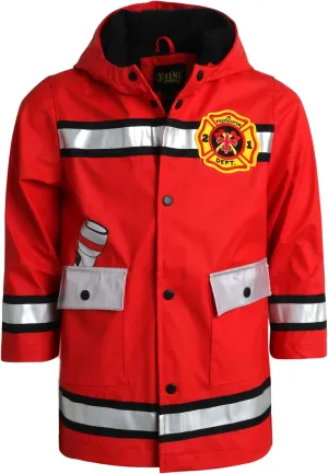 iXtreme Boys Rain Jacket - Lightweight Waterproof Hooded Rain Coat for Boys, Windbreaker for Outdoor Play and Travel (2T-18)