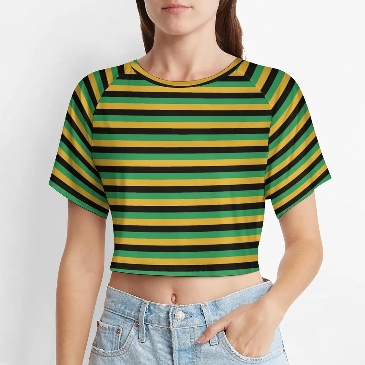 Jamaica Bodysuit for Womens Summer Autumn Winter Creativity Top