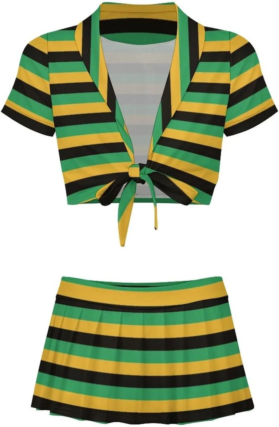 Jamaica Bodysuit for Womens Summer Autumn Winter Creativity Top