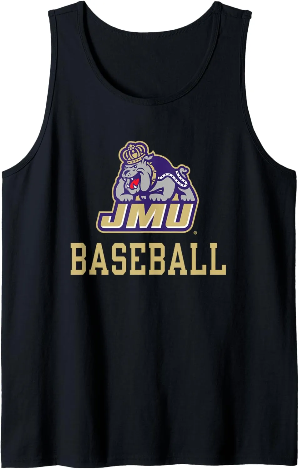 James Madison Dukes Baseball Icon Officially Licensed Tank Top