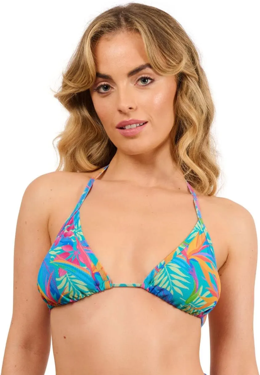 Kiniki Women's Tan Through Bikini Top Swimwear (5th Generation)