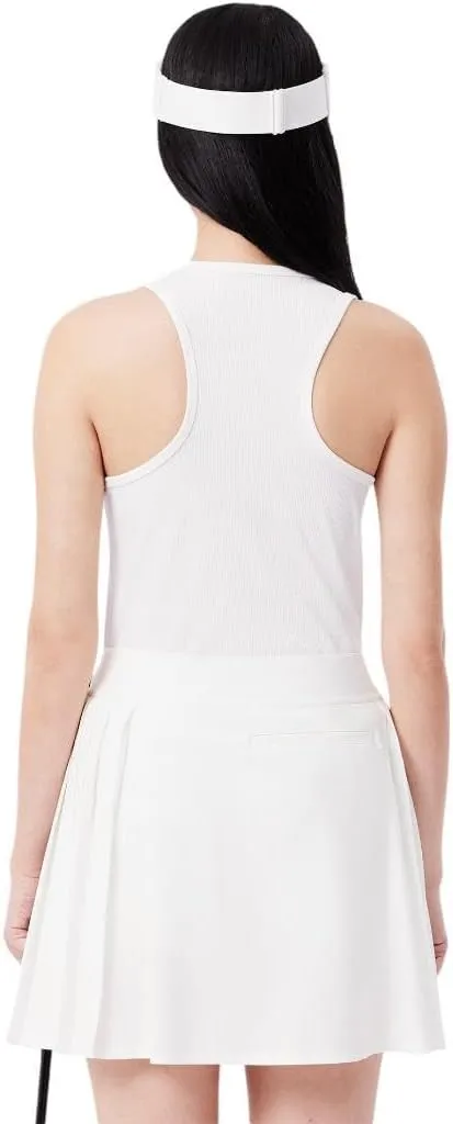 Lacoste Women's Ultra Dry Rib Knit Sport Tank Top