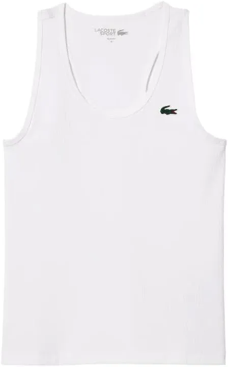 Lacoste Women's Ultra Dry Rib Knit Sport Tank Top