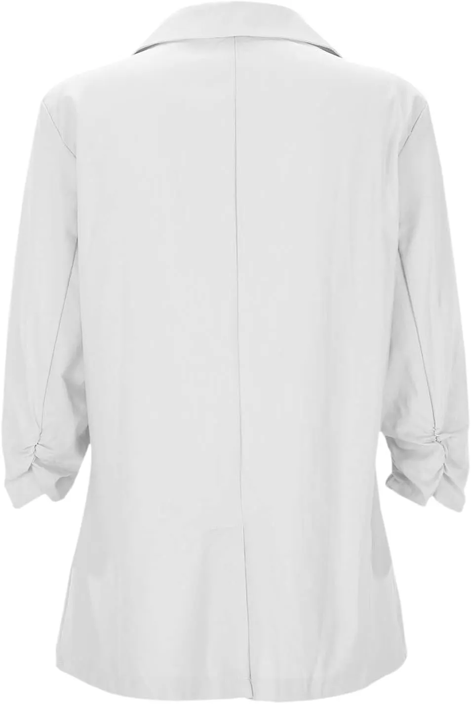 Linen Blazer for Women 3/4 Sleeve Cargdigan 2024 Fall Fashion Outfits Business Coats Work Office Suit Jackets with Pockets