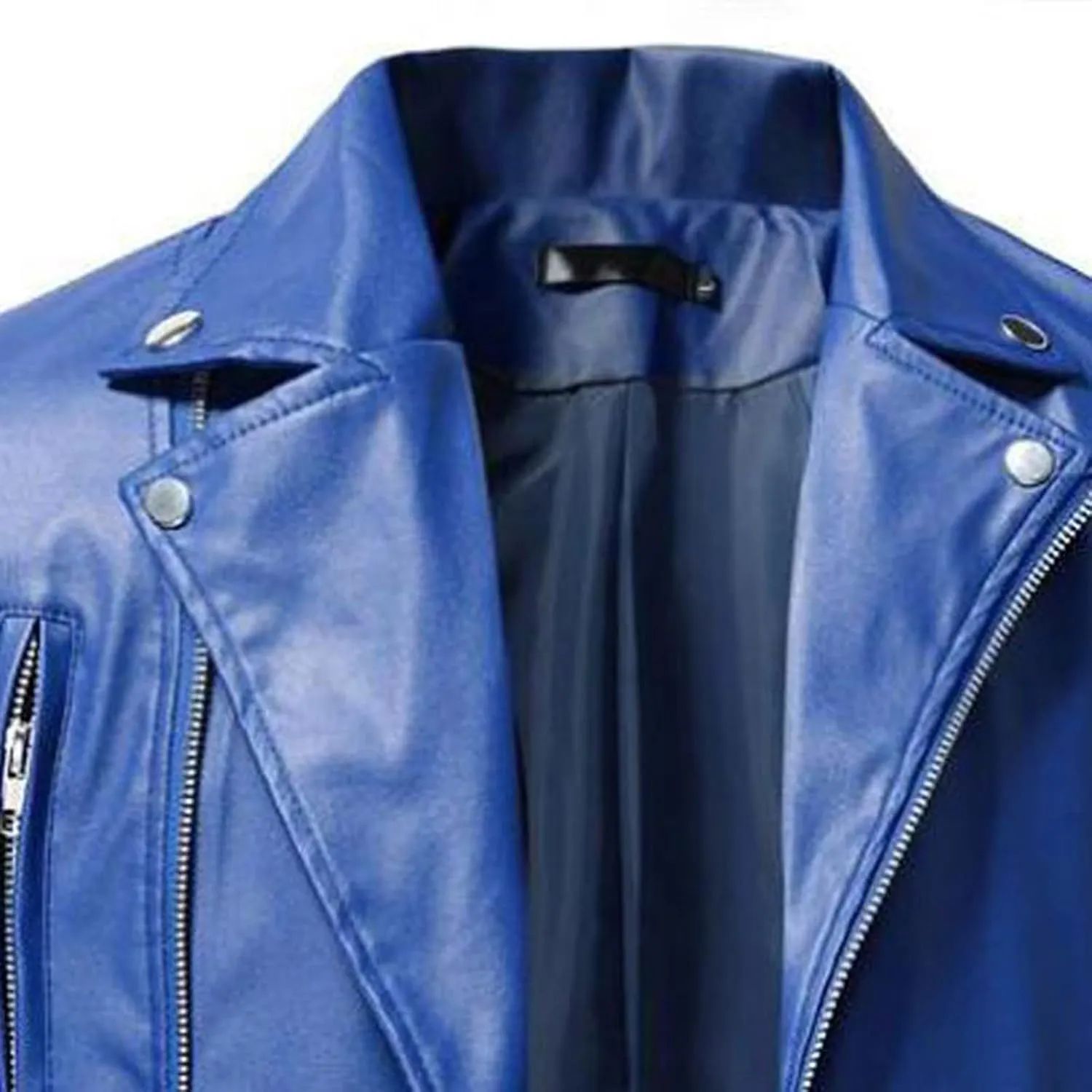 Men Faux Leather Bomber Jacket Fashion Fall Winter Zip Up Long Sleeve Jackets for Motorcycle Outdoor Streetwear