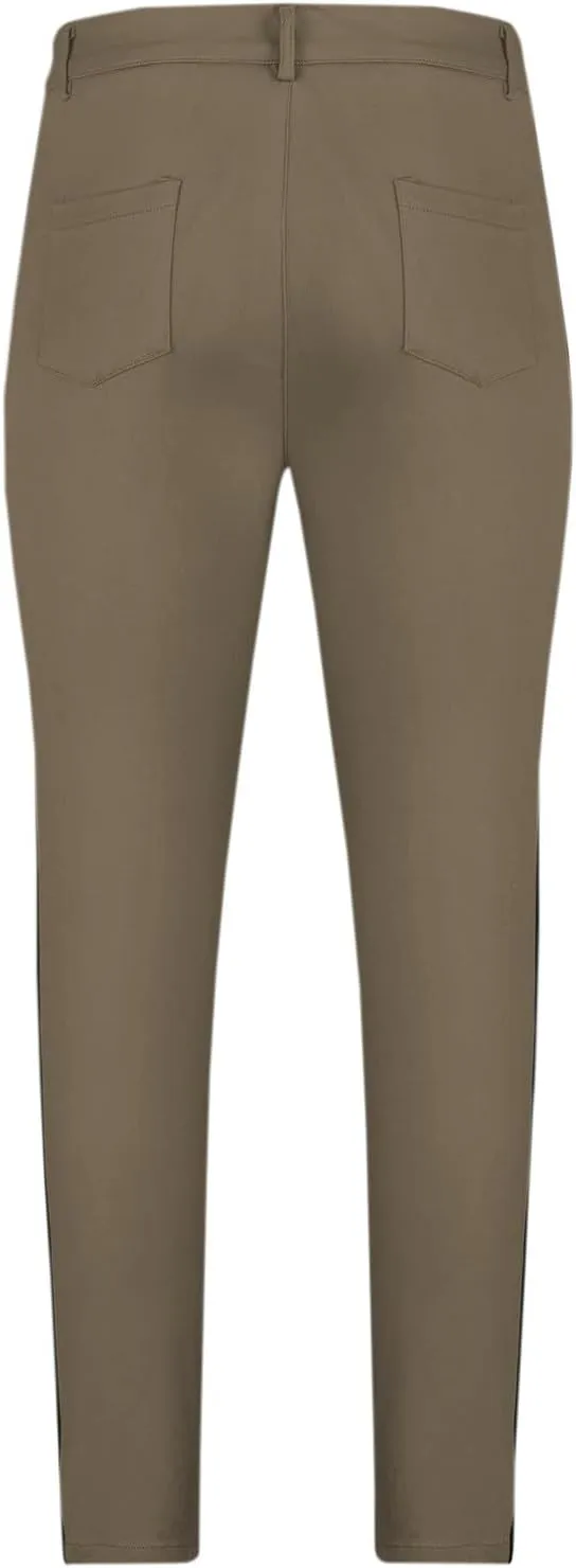 Men Suit Dress Pants Slim Fit Stretch Flat-Front Skinny Chino Pants Business Casual Golf Pants for Groomsmen Wedding