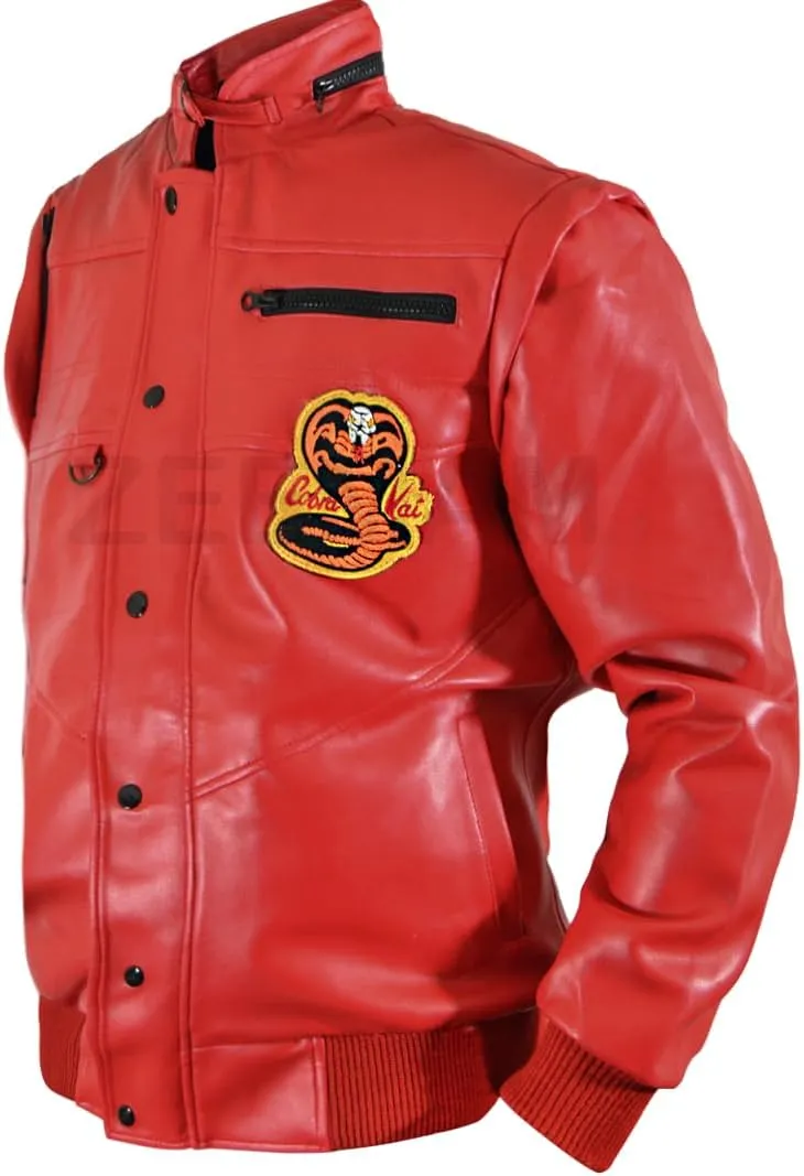 Men's Premium Faux Leather Bomber Jacket with Patches, Trendy Outerwear, Zipper Closure, Classic & Stylish Fashion Jacket