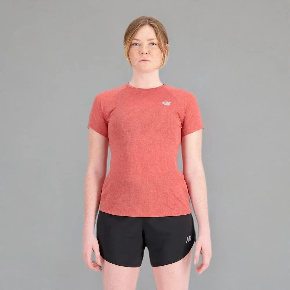 New Balance Women's Impact Run Short Sleeve 22 Top