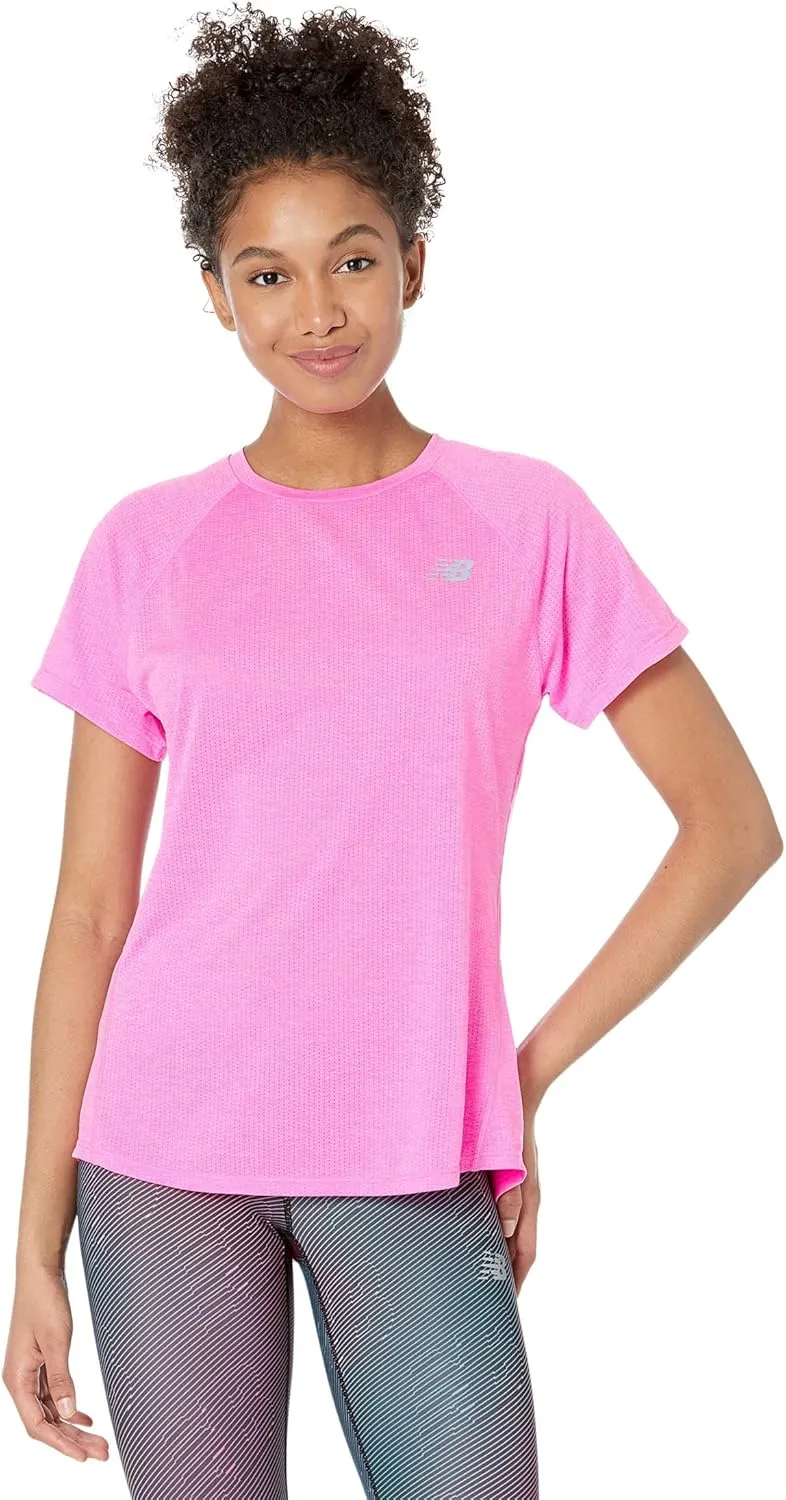 New Balance Women's Impact Run Short Sleeve 22 Top