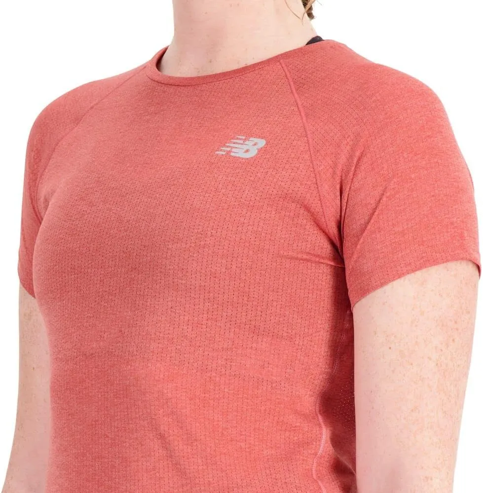 New Balance Women's Impact Run Short Sleeve 22 Top