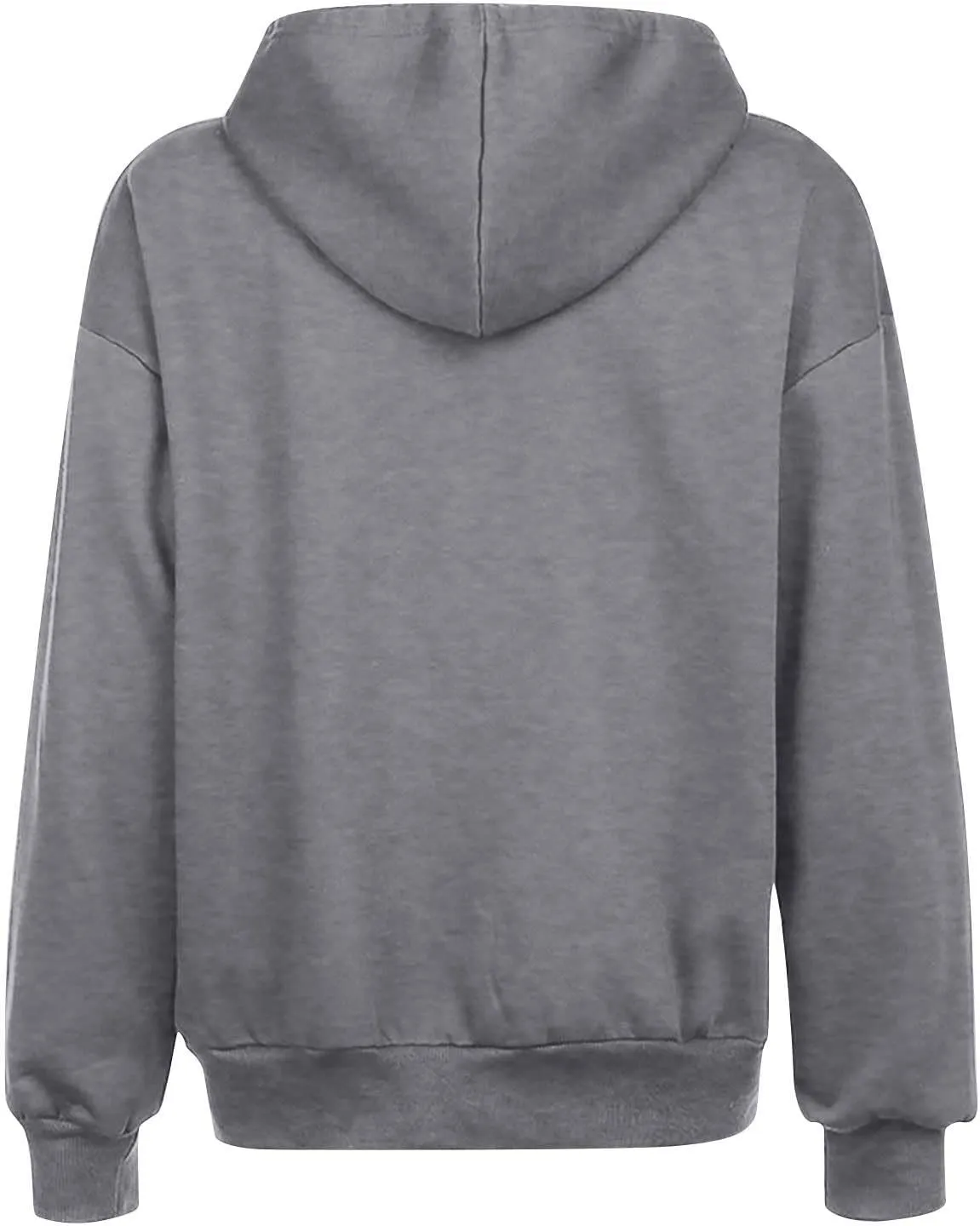 oiangi Hoodies for Women Teen Girls Fall Long Sleeve Jacket Cute Drawstring Zip up Hoodie Oversized Y2k Sweatshirts Pockets