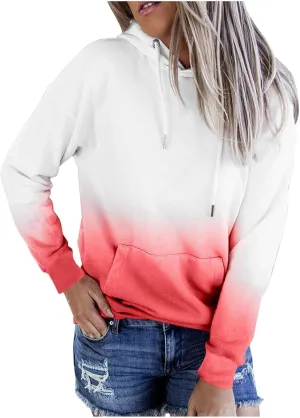 Oversized Hoodies for Women Fashion Long Sleeve Tie Dye Sweatshirts 2024 Fall Preppy Pullover with Pockets
