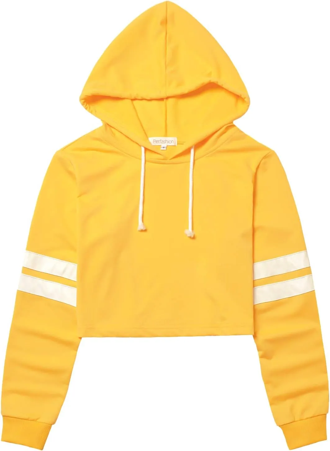 Perfashion Women Sweatshirt Crop Top Hoodie Long Sleeve Sweatshirts