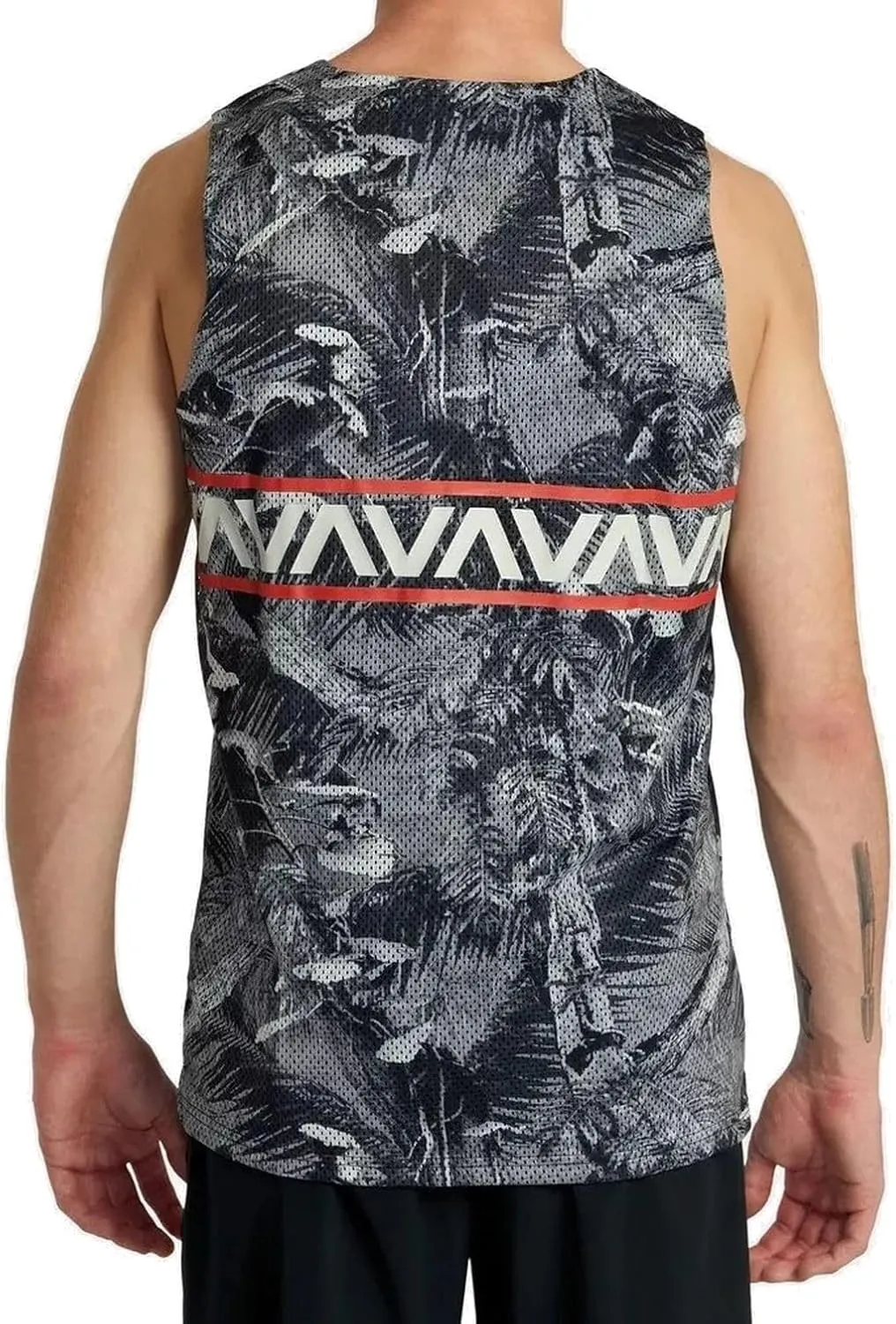 RVCA Men's Sport Hawaii Taro Mesh Tank Top Shirt