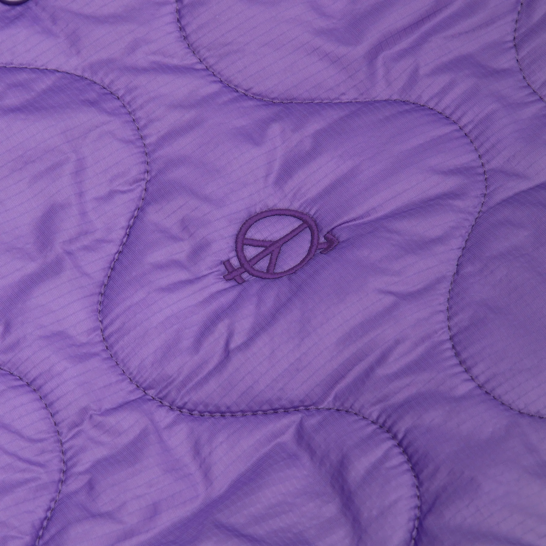 Sexhippies Reversible Jaquard Knit Insulated Jacket Purple/Olive
