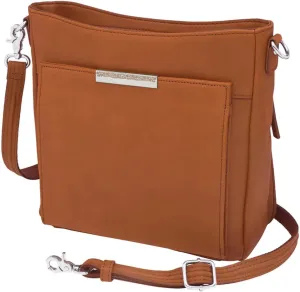 Slim Crossbody Bag, Top Grain Cowhide Saddle Messenger Purse