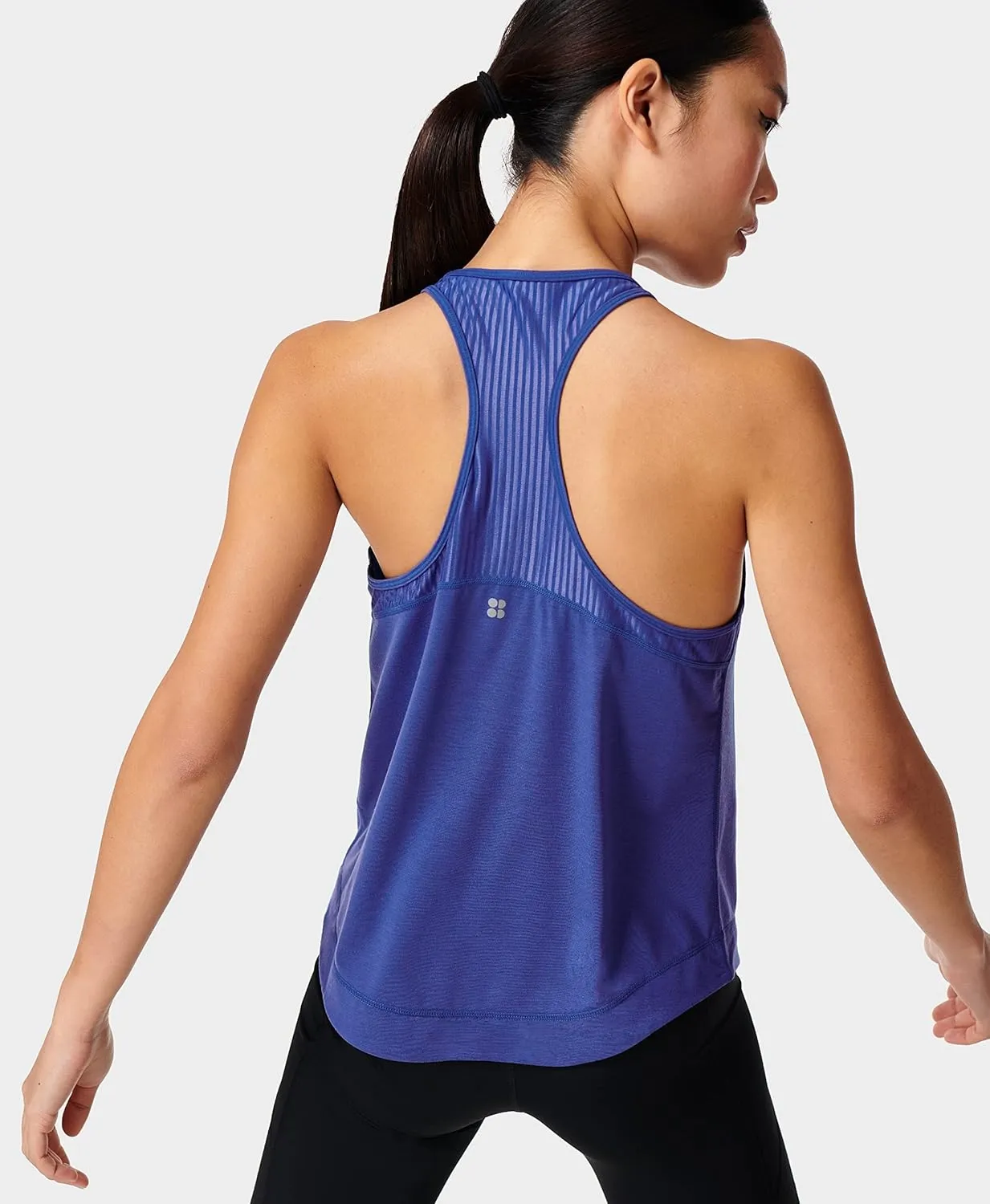 Sweaty Betty Women's Breathe Easy Crewneck Run Workout Tank Top