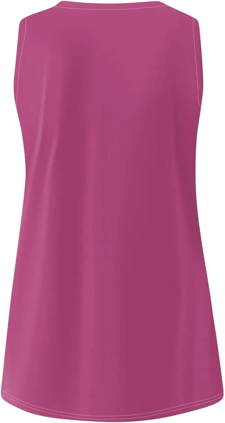 Tank Top Women 2025 Casual Soft Loose Spring Summer V Neck Sleeveless Tee Shirts Basic Trendy Outfits Clothes