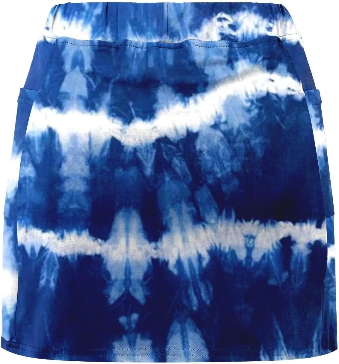 Tennis Mini Skirts for Women Summer Tie Dye Stretch Golf Skorts Lounge Workout 2 in 1 Preepy Short Sports Leggings Plus Size