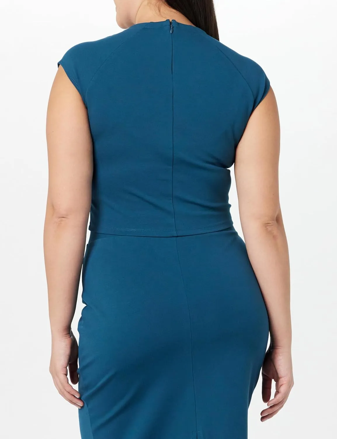 The Drop Women's Eloisa Cap Sleeve Crop Top