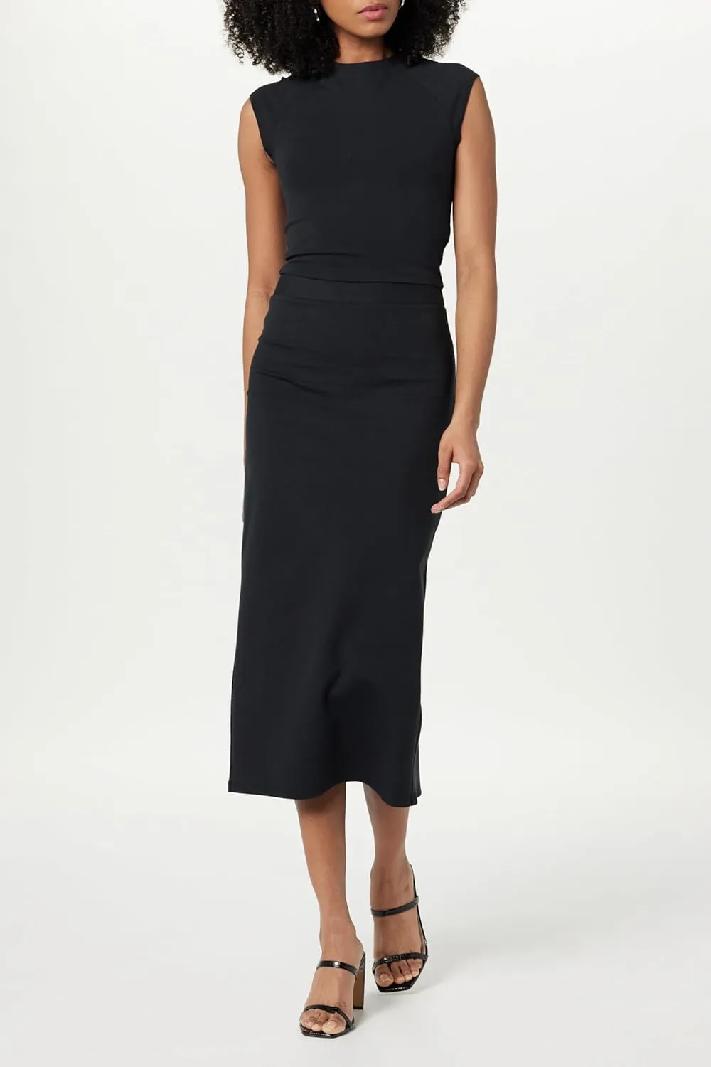 The Drop Women's Eloisa Cap Sleeve Crop Top