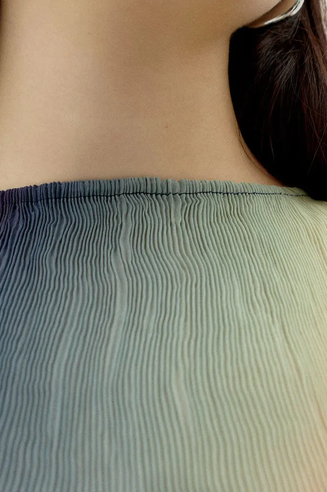 Thinking Mu Dora Bookeh Ombre Top