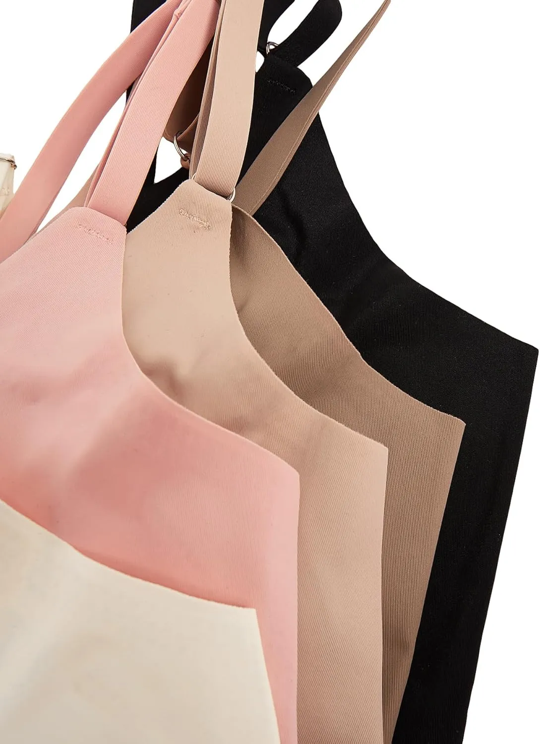 Verdusa Women's 5Pack Padded Seamless Bralettes Bra Camisole Top