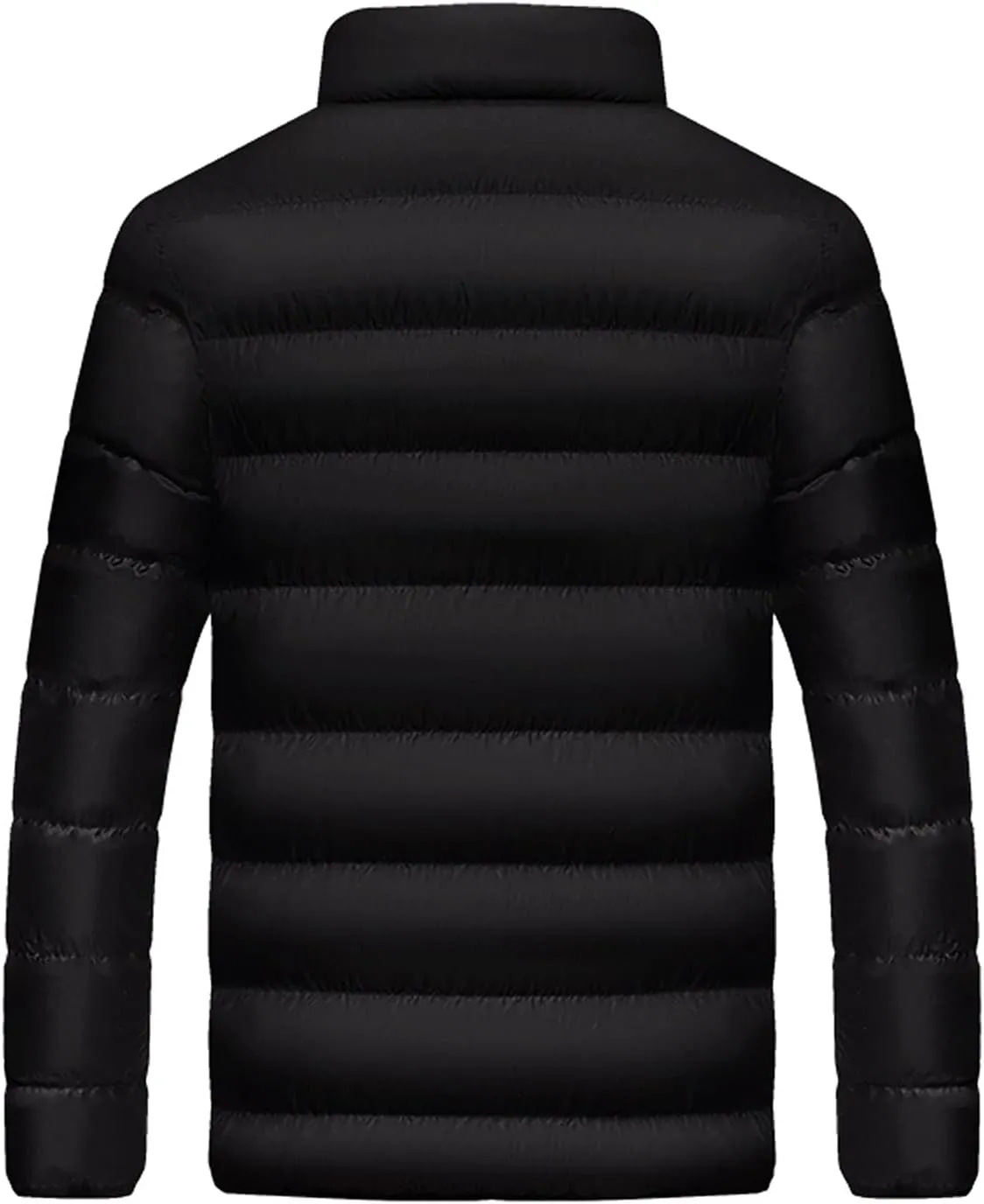 Winter Jackets for Men Lightweight Puffer Jacket Warm Quilted Jacket Plus Size Packable Down Jacket Stand Collar Coat
